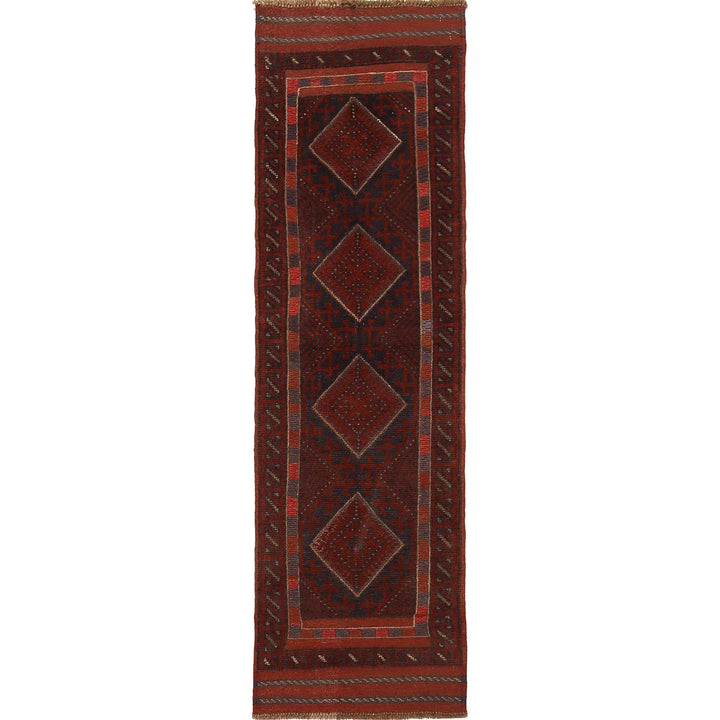 Hand Knotted Mashwani Runner Rug 1' 11" x 7' 3" - No. AL33426