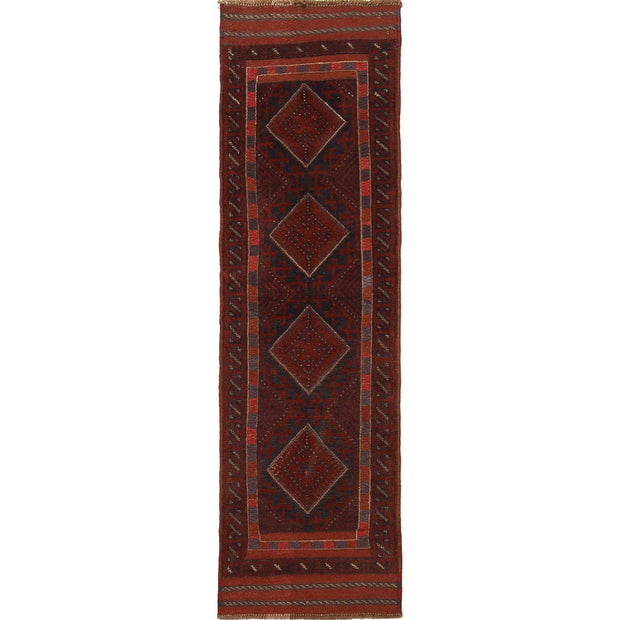 Hand Knotted Mashwani Runner Rug 1' 11" x 7' 3" - No. AL33426