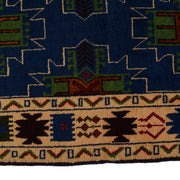 Hand Knotted Kohistani Area Rug 6' 11" x 8' 12" - No. AL32134