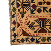 Hand Knotted Kohistani Area Rug 6' 7" x 9' 3" - No. AL45950