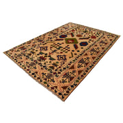 Hand Knotted Kohistani Area Rug 6' 7" x 9' 3" - No. AL45950