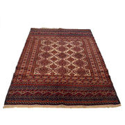 Handmade Maliki Kilim 4' 2" x 6' 0" - No. AL37608