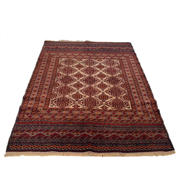 Handmade Maliki Kilim 4' 2" x 6' 0" - No. AL37608