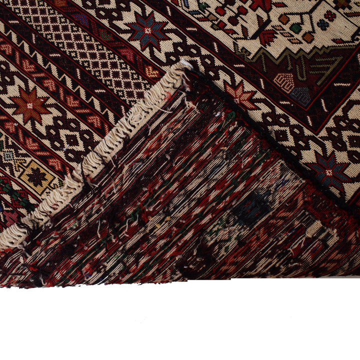 Handmade Maliki Kilim 3' 7" x 6' 2" - No. AL30301