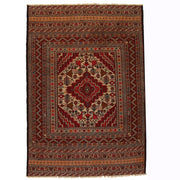 Handmade Maliki Kilim 4' 4" x 6' 2" - No. AL73291