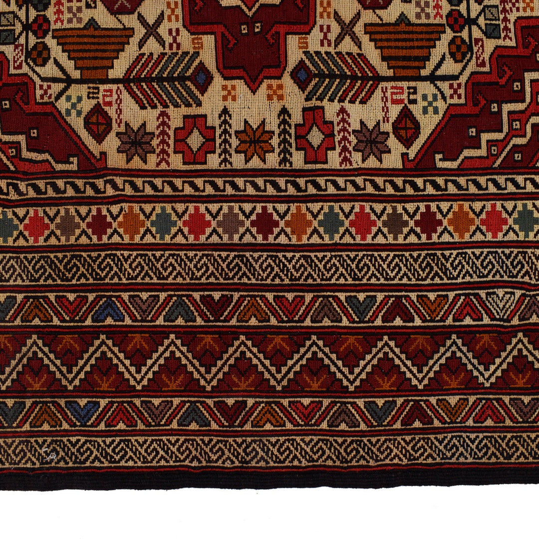 Handmade Maliki Kilim 4' 4" x 6' 2" - No. AL73291
