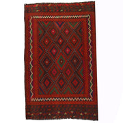 Hand Knotted Suzuni Kelim 4' 4" x 6' 7" - No. AL73895