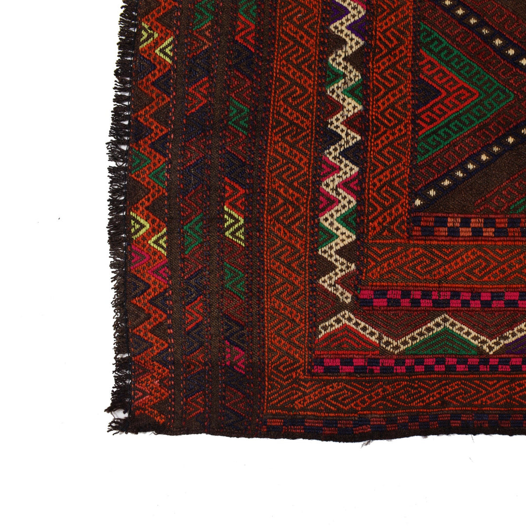 Hand Knotted Suzuni Kelim 4' 4" x 6' 7" - No. AL73895