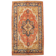 Handmade Persian Design Heriz Carpet 3' 7" x 6' 0" - No. AL30610