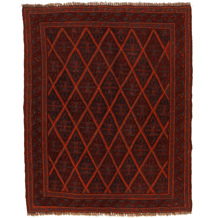 Small Square Mashwani Rug 3' 9" x 4' 0" - No. AL46334