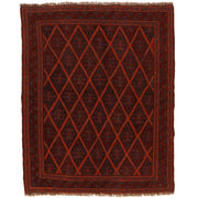 Small Square Mashwani Rug 3' 9" x 4' 0" - No. AL46334