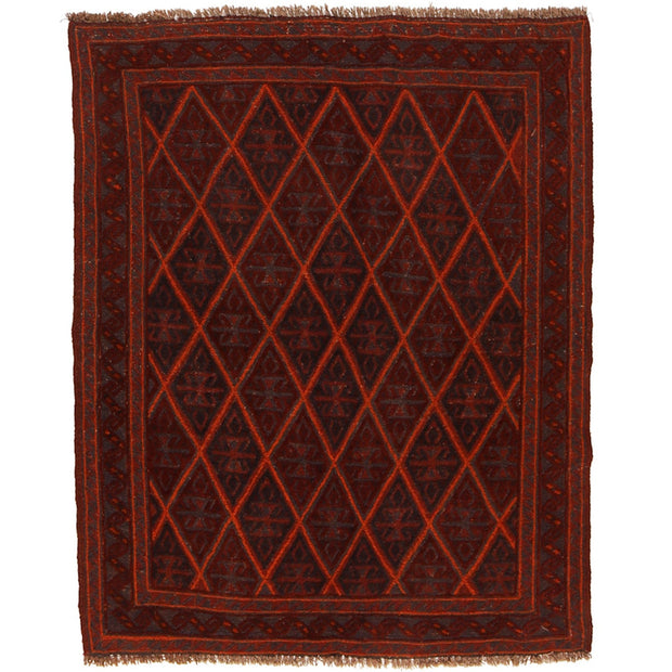 Small Square Mashwani Rug 3' 9" x 4' 0" - No. AL46334