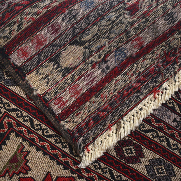 Handmade Maliki Kilim 4' 2" x 6' 7" - No. AL33224