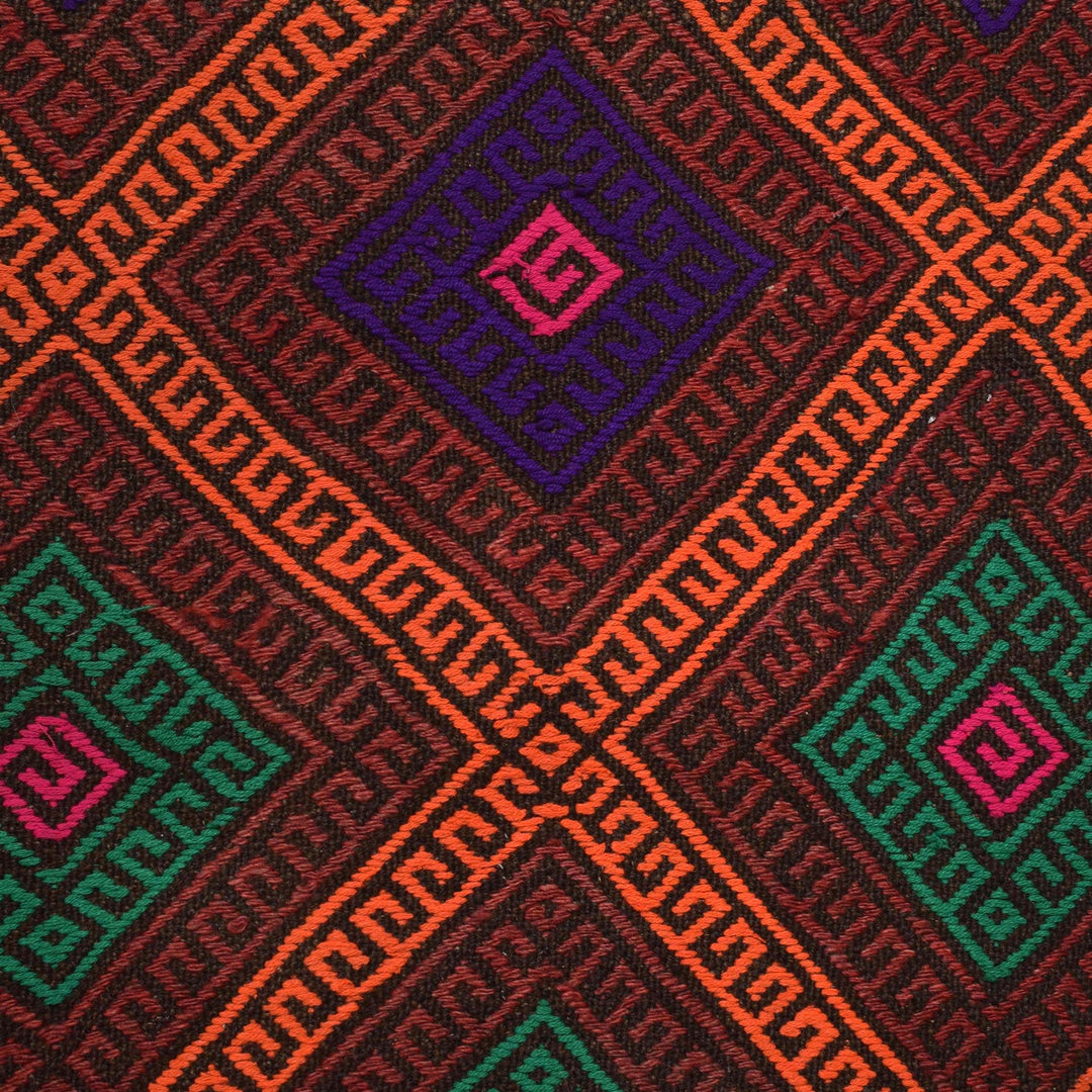 Handmade Flatweave Kilim Runner 2' 4" x 8' 8" - No. AL19609