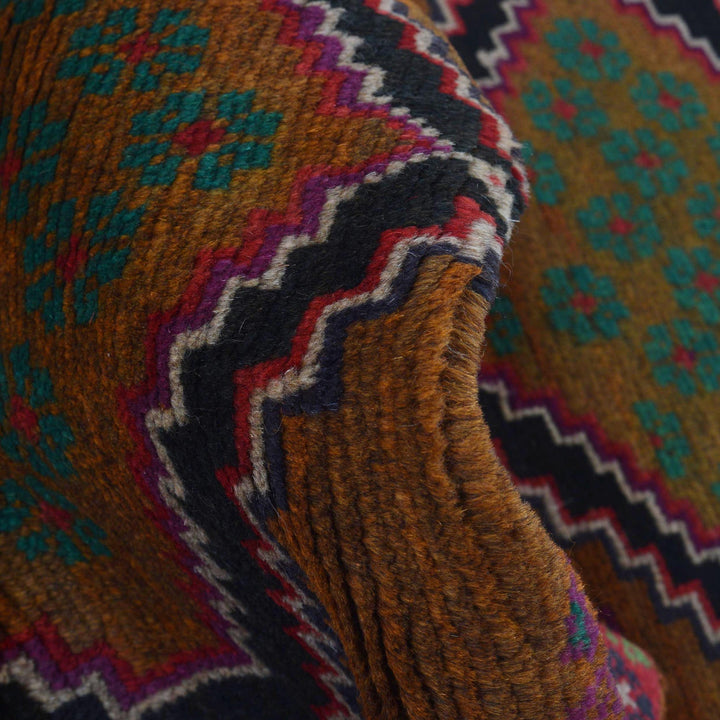 Brown Color Baloch Runner 2' 3" x 6' 9" - No. AL12844