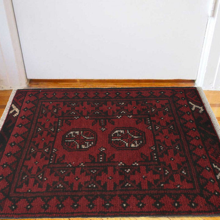 Handmade Door Mat 1' 7" x 2' 2" - No. AL13034