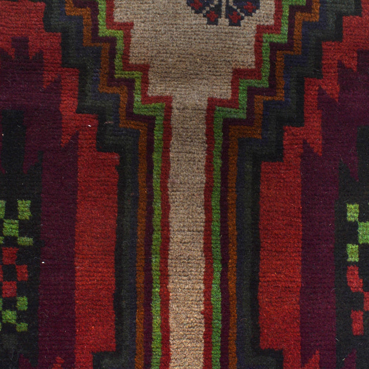 Beige Color Baluchi Rug 4' 1" x 6' 1" - No. AL44624