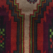 Beige Color Baluchi Rug 4' 1" x 6' 1" - No. AL44624