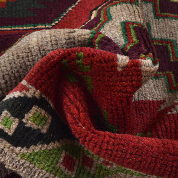 Beige Color Baluchi Rug 3' 10" x 5' 11" - No. AL78483