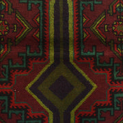 Red Color Baluchi Rug 4' 4" x 6' 6" - No. AL93295