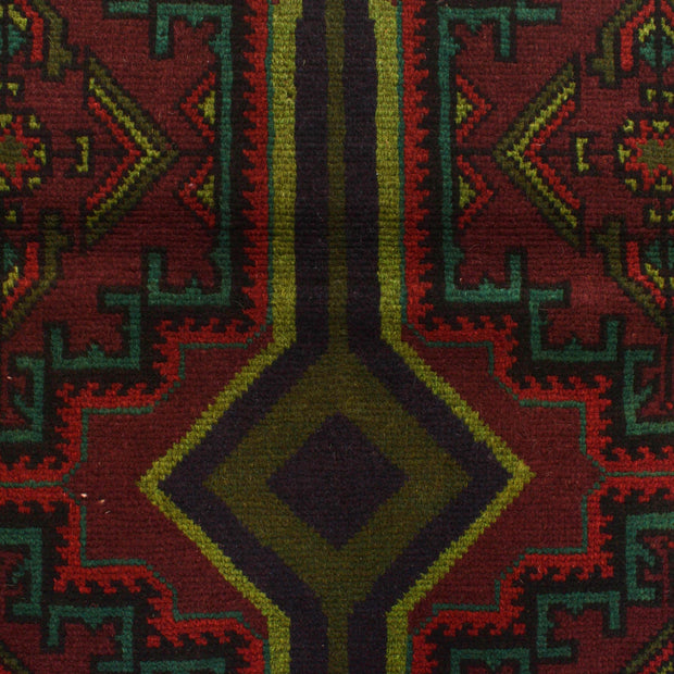 Red Color Baluchi Rug 4' 4" x 6' 6" - No. AL93295