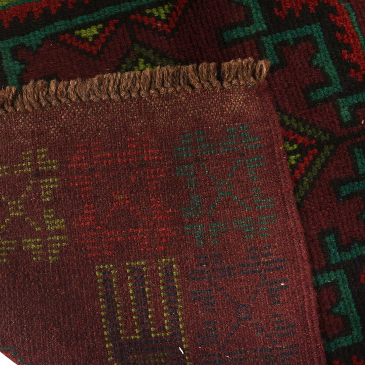 Red Color Baluchi Rug 4' 4" x 6' 6" - No. AL93295