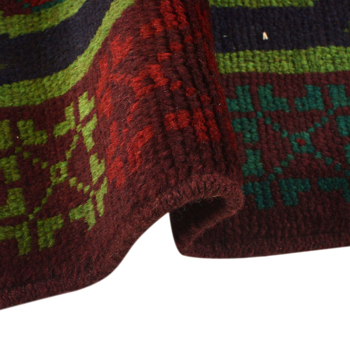 Red Color Baluchi Rug 4' 4" x 6' 6" - No. AL93295