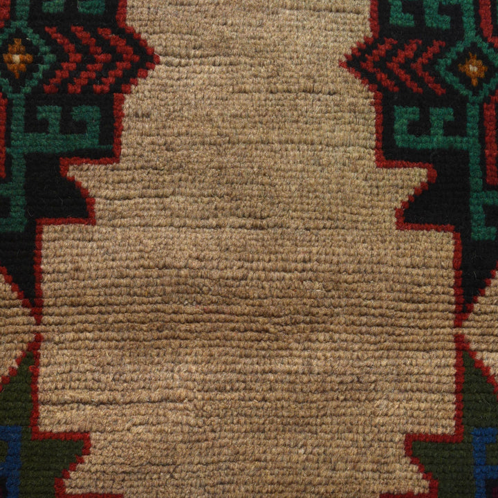 Tan Color Baluchi Rug 4' 0" x 6' 6" - No. AL77286