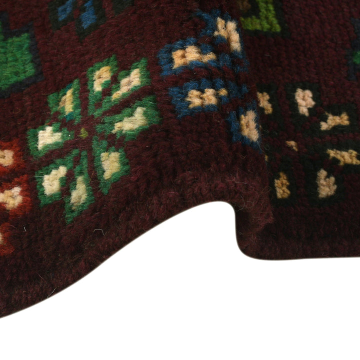 Dark Purple Color Baluchi Rug 4' 4" x 6' 1" - No. AL98495