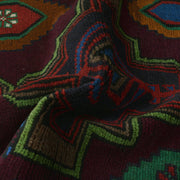 Dark Purple Color Baluchi Rug 4' 4" x 6' 1" - No. AL98495