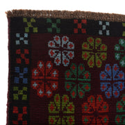 Dark Purple Color Baluchi Rug 4' 0" x 5' 7" - No. AL48672