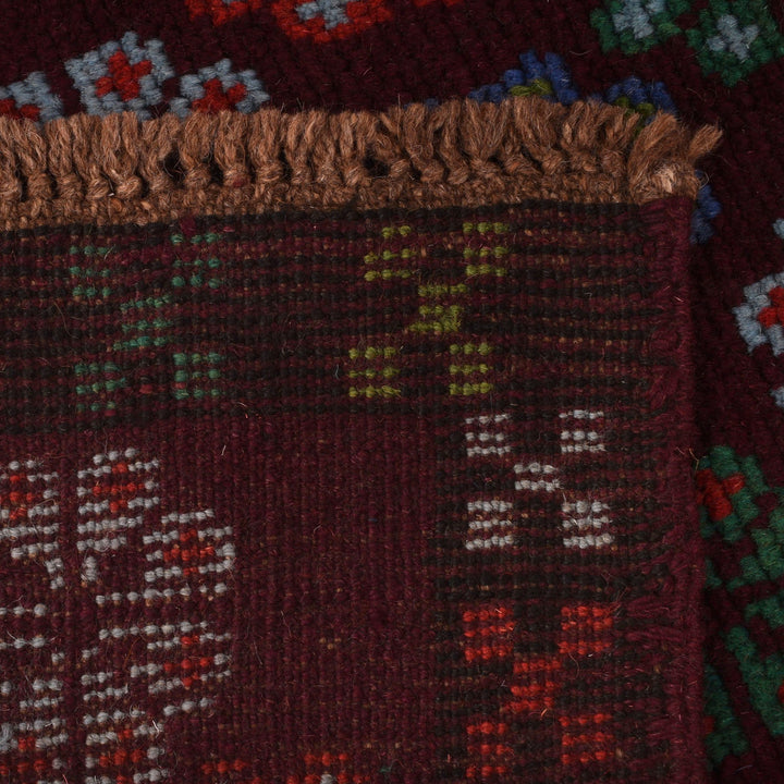 Dark Purple Color Baluchi Rug 4' 0" x 5' 7" - No. AL48672