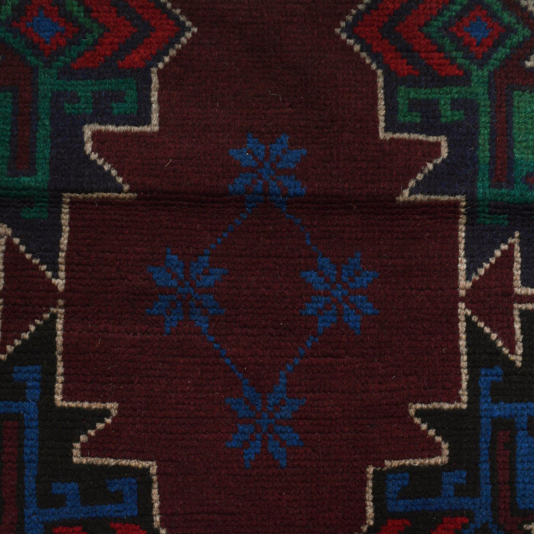 Handmade Balochi Rug 4' 2" x 6' 4" - No. AL86160