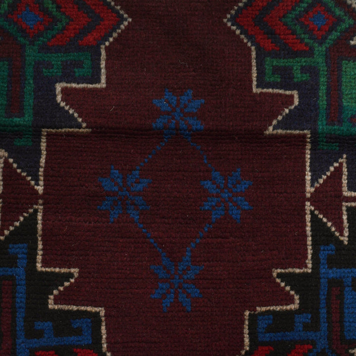 Handmade Balochi Rug 4' 2" x 6' 4" - No. AL86160