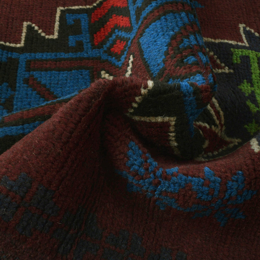 Handmade Balochi Rug 4' 2" x 6' 4" - No. AL86160