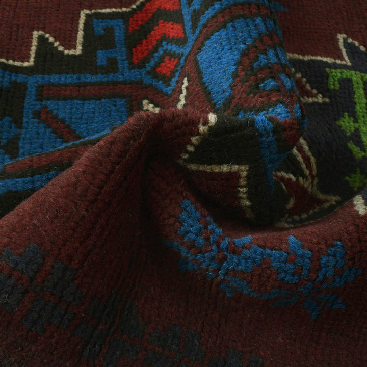 Handmade Balochi Rug 4' 2" x 6' 4" - No. AL86160