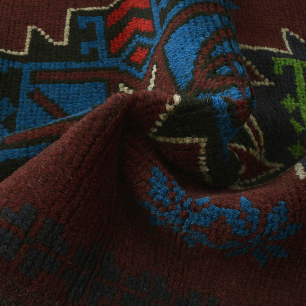 Handmade Balochi Rug 4' 2" x 6' 4" - No. AL86160