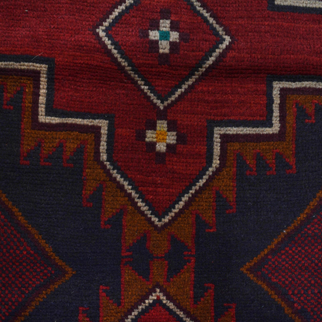 Handmade Balochi Rug 3' 10" x 7' 1" - No. AL88328