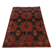 Handmade Balochi Rug 3' 11" x 6' 3" - No. AL21204