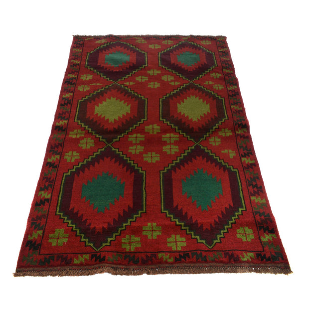 Handmade Balochi Rug 4' 2" x 6' 8" - No. AL27819