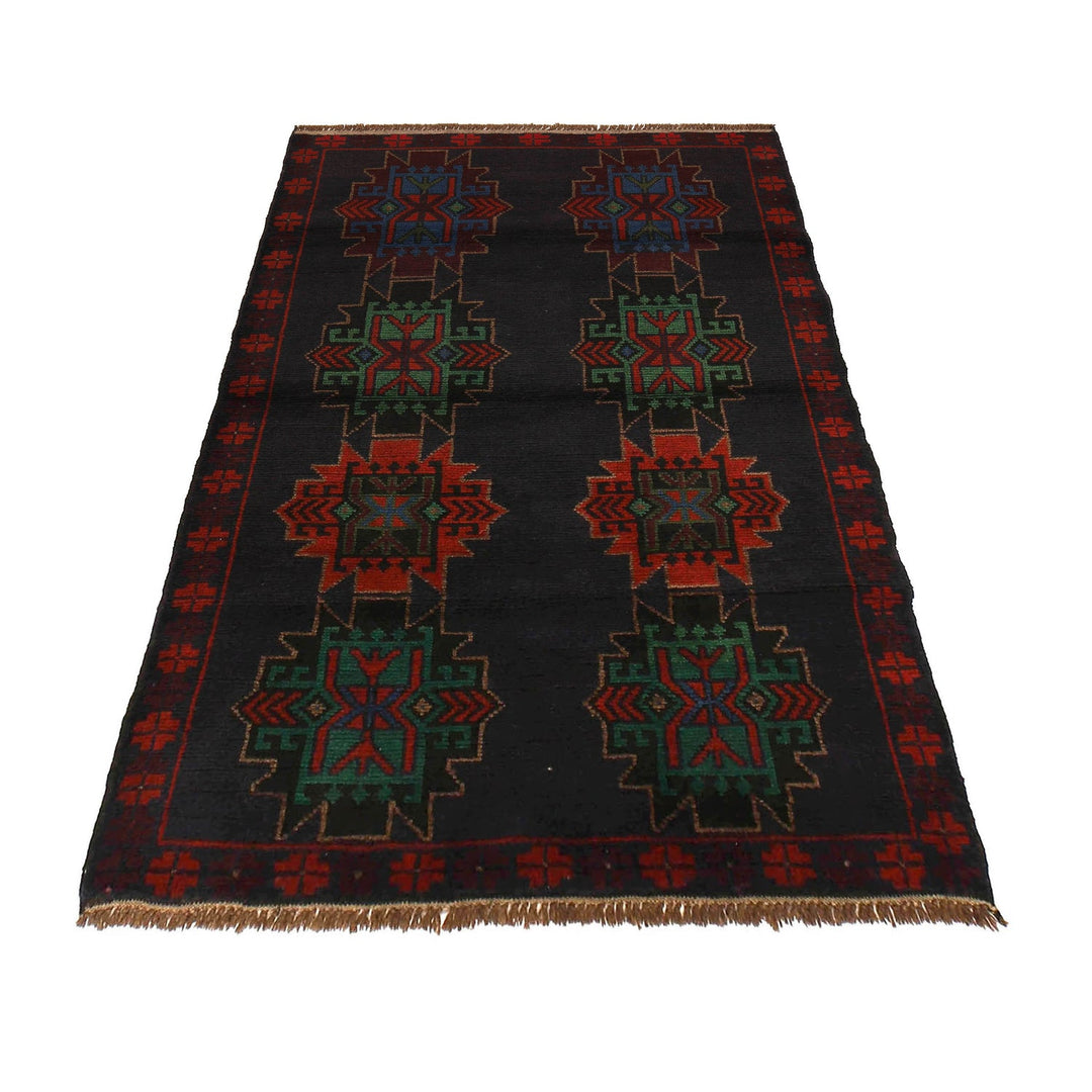 Handmade Balochi Rug 4' 2" x 6' 6" - No. AL31266