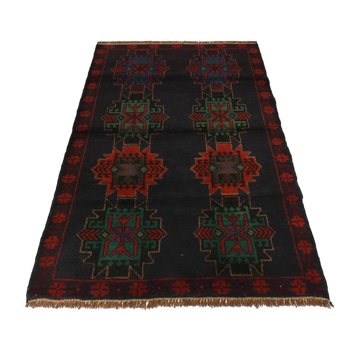 Handmade Balochi Rug 4' 2" x 6' 6" - No. AL31266