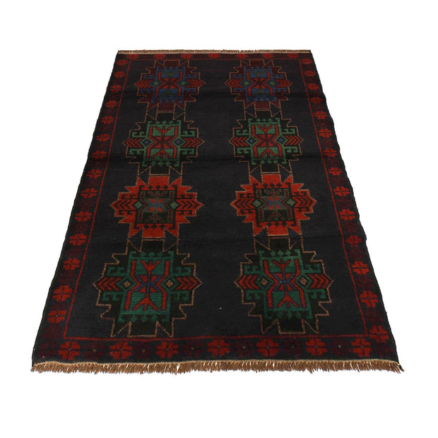 Handmade Balochi Rug 4' 2" x 6' 6" - No. AL31266