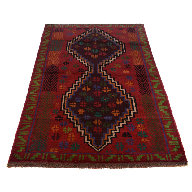 Handmade Balochi Rug 4' 1" x 5' 10" - No. AL82040