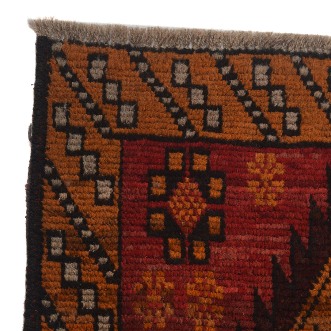 Handmade Balochi Rug 3' 8" x 6' 2" - No. AL30395