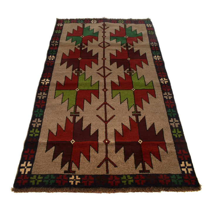 Handmade Balochi Rug 3' 11" x 6' 10" - No. AL26139