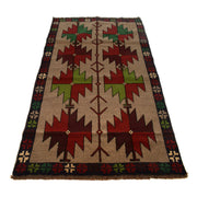 Handmade Balochi Rug 3' 11" x 6' 10" - No. AL26139