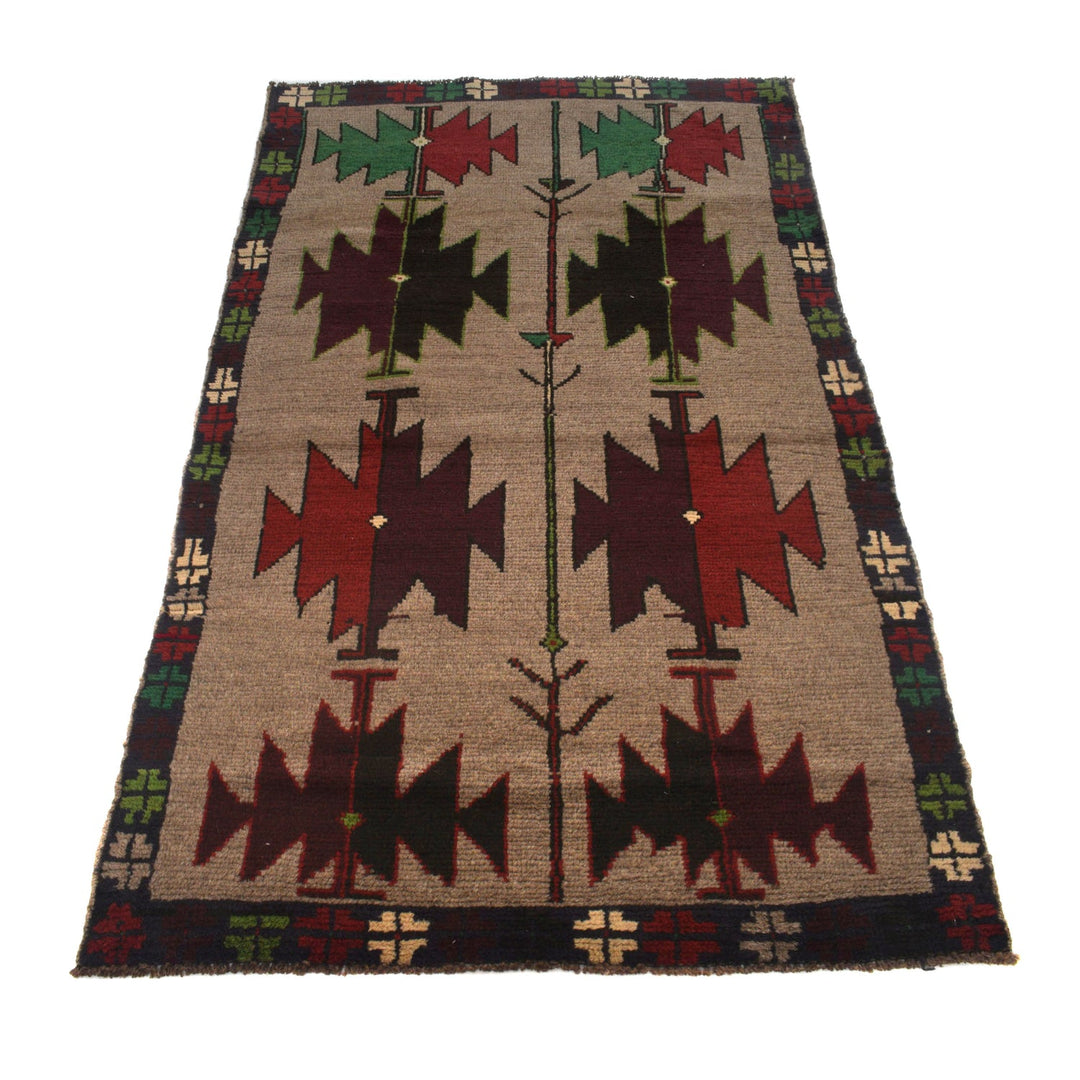 Handmade Balochi Rug 3' 5" x 6' 0" - No. AL32712