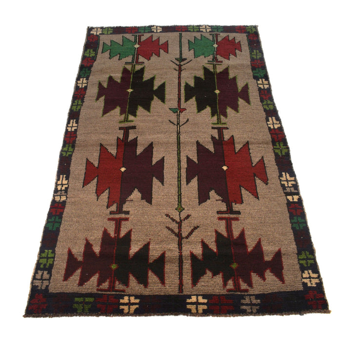 Handmade Balochi Rug 3' 5" x 6' 0" - No. AL32712
