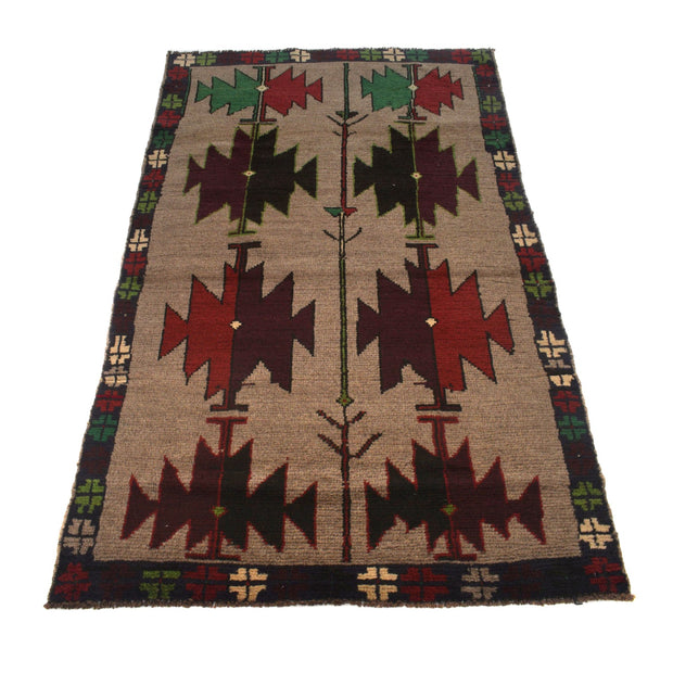 Handmade Balochi Rug 3' 5" x 6' 0" - No. AL32712